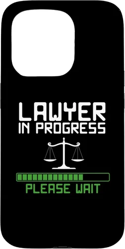 Vista 14 de Lawyer in Progress Scales of Justice Law School Student Case for iPhone 16