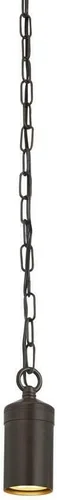 Vista 3 de Home Decorators Colgante LED integrado de bronce antiguo al aire libre con cadena