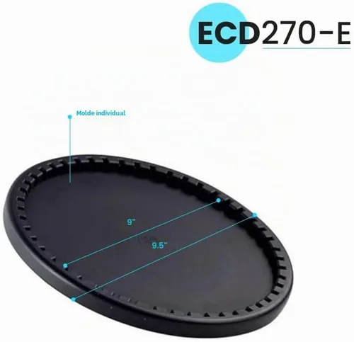 Vista 2 de Thunder Parts ECD270-E Difusor de disco de burbujas finas EPDM de 9 pulgadas - Aireadores para estanques, acuarios o tratamiento de agua SSI