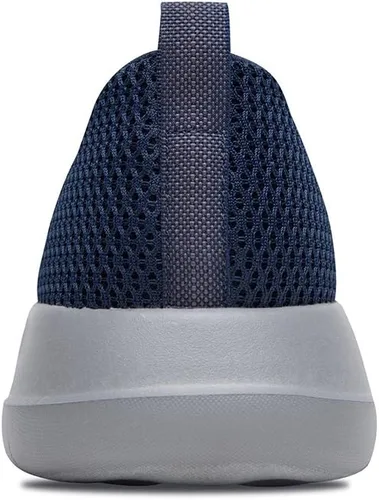 Vista 12 de Skechers Go Max-Athletic Tenis para caminar para hombre, de malla de aire y sin cordones, Azulgris