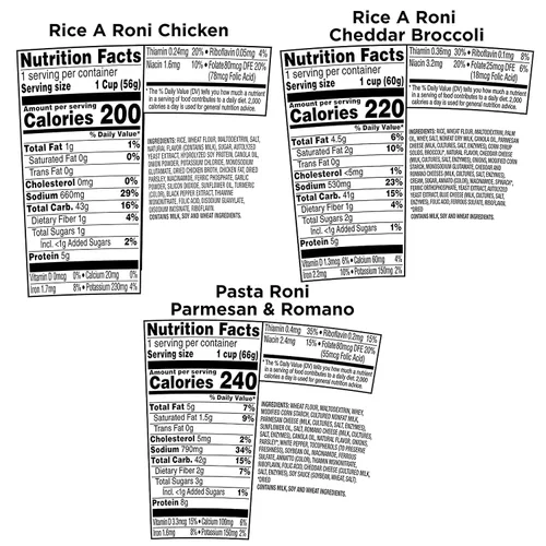 Vista 3 de Quaker Rice-A-Roni - Tazones individuales, paquete variedad de 3 sabores, 2.25 onzas (paquete de 12)