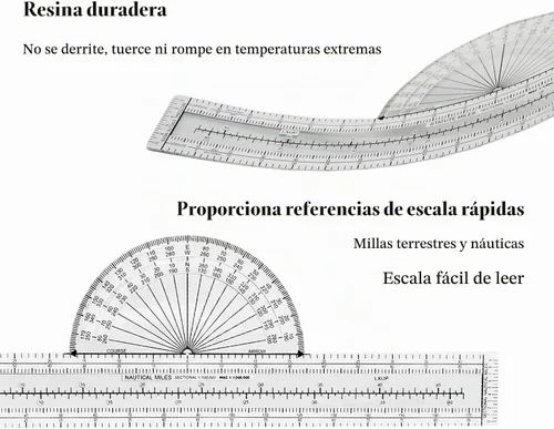 Vista 3 de Plotter fijo Premier para pilotos, herramienta transparente del trazador