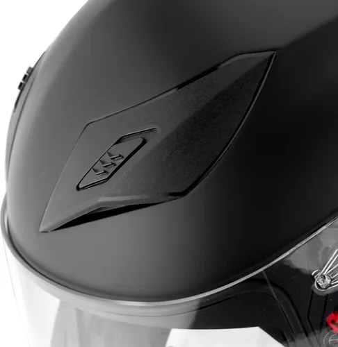 Vista 5 de Casco de motocicleta Bluetooth, negro mate