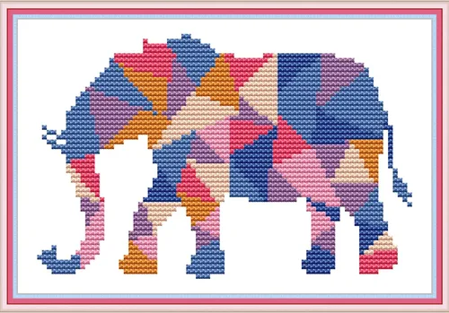 Vista 19 de ITSTITCH Kits de punto de cruz estampados, 11 quilates, 13 x 17 pulgadas, 100% algodón, kits de iniciación de bordado con patrones fáciles