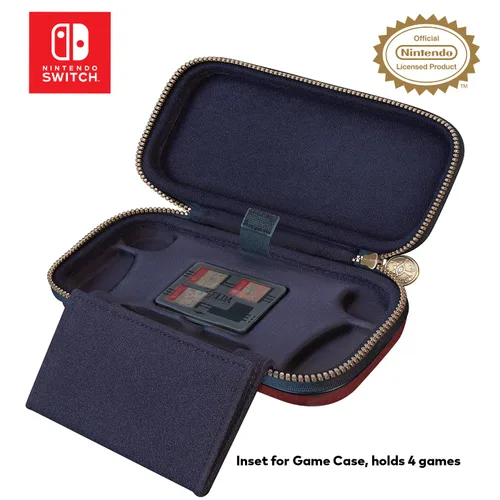 Vista 5 de Game Traveler Zelda Nintendo Switch Lite Case - Switch Lite Carrying Case for Switch Lite Travel Case Adjustable Viewing Stand Bonus Game Case