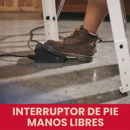 Vista 6 de Sierra de contornear JET de 22 pulgadas con interruptor de pie, velocidad variable, 120V 1Ph (JWSS-22B)