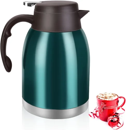 Vista 11 de 54oz Thermal Coffee Carafe, Stainless Steel Insulated Vacuum Coffee Carafes Bronce