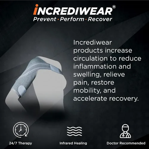 Vista 2 de Incrediwear Soporte de hombro para hombres y mujeres – Soporte de hombro para la recuperación de hombros y alivio del dolor de hombro, reduce