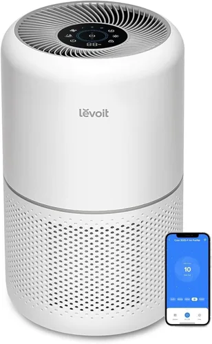 Vista 10 de LEVOIT Core300-P - Purificador de aire para alergias en el hogar, pelo de mascotas en dormitorio, cubre hasta 1073 pies cuadrados por 56 W, motor