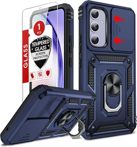 Vista 140 de LeYi Funda para Moto G Stylus 2022 4G (no compatible con 5G), funda para Moto G Stylus con 2 protectores de pantalla, funda protectora de grado Oro