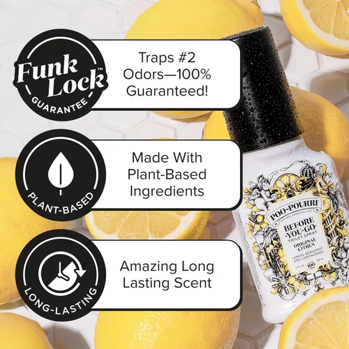 Vista 2 de Poo-Pourri Before-You-Go - Aerosol para inodoro, cítricos originales