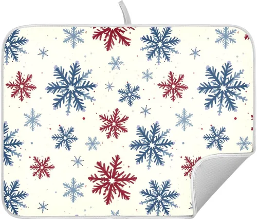 Vista 38 de Tapete de secado de platos de hojas de otoño y girasol, almohadilla absorbente de secado rápido, protector para encimera de cocina, 16 x 18 pulgadas