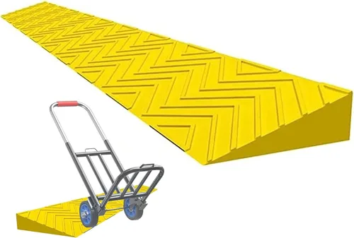 Vista 10 de Rampas de umbral portátiles para interiores y exteriores, de 1 a 3.9 in, rampas para robot de barrido, rampa de umbral de superficie antideslizante