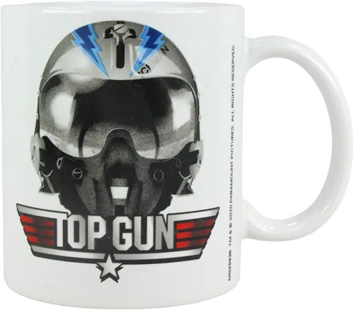 Vista 6 de Top Gun Iceman's Helmet - Taza de cerámica (10.7 fl oz), idea de regalo