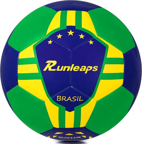 Vista 11 de Runleaps Futsal Ball,Futsal Soccer Ball,Great for Indoor or Outdoor,Low Bounce Size 4 for Training,Playing