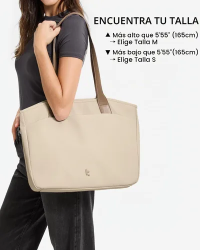 Vista 9 de tomtoc Laptop Tote Bag for Women, 13-16 Inch Water-resistant Laptop Work Tote with Device Compartment, 10L-18L Shoulder Bag Caqui