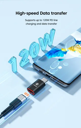 Vista 2 de Adaptador para cable USB de Phone iOS a Tipo C
