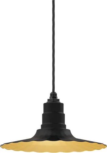 Vista 20 de Steel Lighting Co. Colgante Eagle Rock Lámpara montada en el techo Onda radial de 16 pulgadas vástago de 12 pulgadas Acero resistente