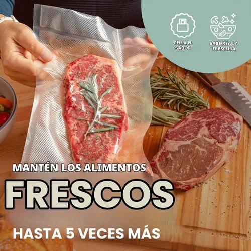 Vista 4 de Avid Armor bolsas comerciales para envasar al vacío, libres de BPA, ideales para Sous Vide. Paquete de 100 unidades., Transparente