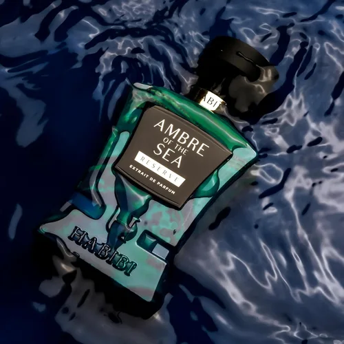 Vista 6 de H HABIBI Ambre Of The Sea Extrait De Parfum - Colonia para hombres y perfume para mujeres, 2.5 oz de larga duración fragancia unisex con bergamota