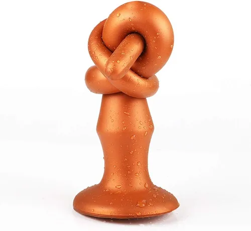Vista 2 de Plug Anal Consolador Súper Largo de Silicona Líquida Flexible Plug Anal para Hombres y Mujeres