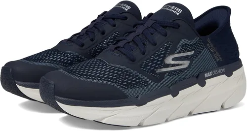 Vista 2 de Skechers Tenis deportivos Max Cushioning para hombre, para correr, caminar, con espuma viscoelástica