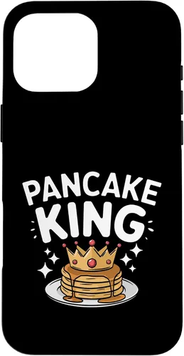 Vista 19 de iPhone 16 Pancake King Hotcake Lover Maker Baker Foodies Men Dad Boys Case