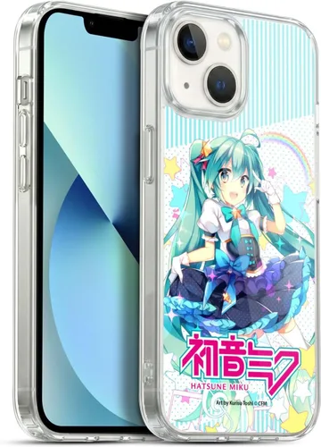 Vista 149 de Head Case Designs Licencia Oficial Hatsune Miku Gráficos Lindos Carcasa de Gel [Protección de Grado Militar] Compatible con Apple iPhone 7