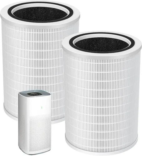 Vista 9 de Filtro de repuesto HEPA 12010 compatible con purificador de aire Clorox 11010 y 11011, habitaciones grandes de hasta 1,500 pies cuadrados, filtro