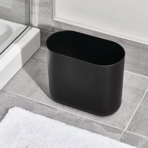 Vista 7 de iDesign Cade - Juego de limpieza para inodoro Cubo de basura para dormitorio, oficina, escritorio, dormitorio