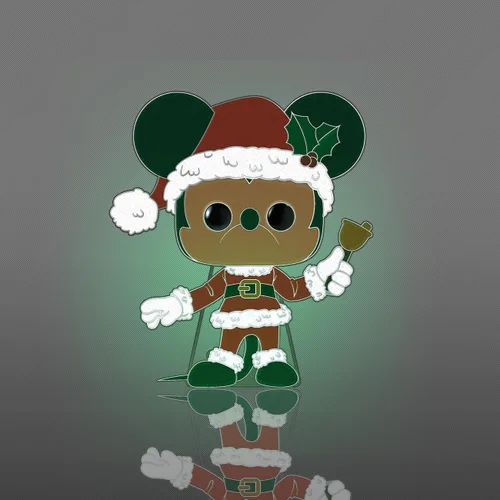 Vista 4 de Funko Pop! Pin: Disney Holiday - Mickey Mouse