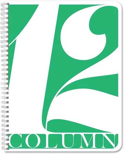 Vista 15 de BookFactory Libro de 2 Columnas/Cuaderno Columnar de Tapa Dura (Libro Columnar de Dos Columnas) Libro de Registro - Tapa Dura Laminada Suave al