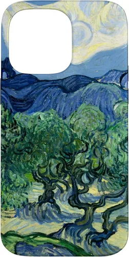 Vista 21 de Van Gogh Olivos con Alpilles Painting Famous Art Funda para iPhone 17