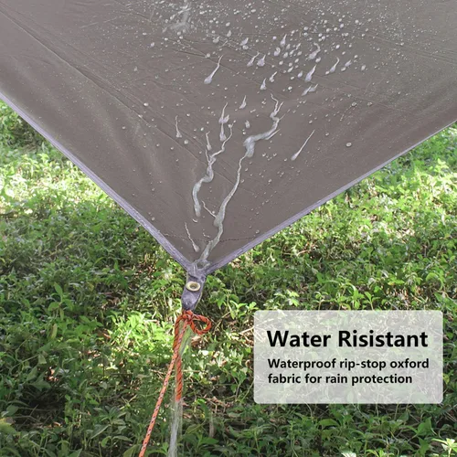 Vista 2 de Unigear Hamaca Rain Fly Impermeable Tienda de campaña Lona para mochileros Lightweight Tent Tarp with UV Protection, 9.8-16.5 ft Size Options