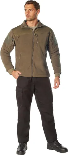 Vista 7 de Rothco Spec Ops - Chaqueta de forro polar táctica, ideal para usar en capas
