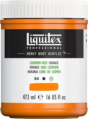 Vista 73 de Liquitex Pintura acrílica profesional de alto espesor, envase de 473 ml, tono carmesí alizarina permanente Alizarin Crimson Hue Permanente