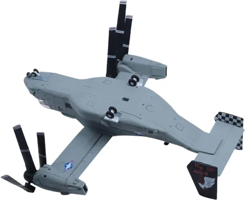 Vista 4 de V-22 Avión Osprey Metal Fighter Modelo Militar 1/72 Modelos de avión fundido a troquel