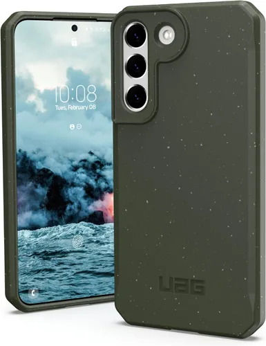 Vista 7 de URBAN ARMOR GEAR UAG - Funda protectora negra diseñada para Samsung Galaxy S22, 100% biodegradable, compostable, respetuosa con el medio ambiente