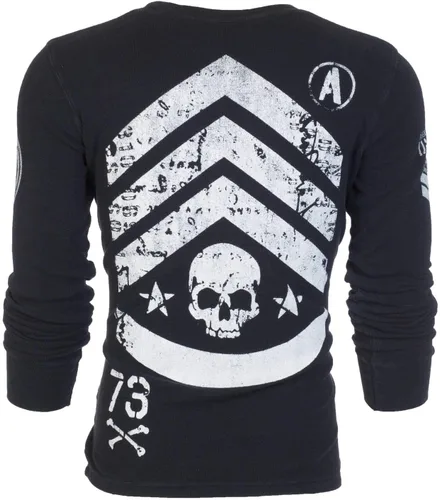 Vista 3 de Archaic by Affliction - Camisa térmica de manga larga para hombre, Negro