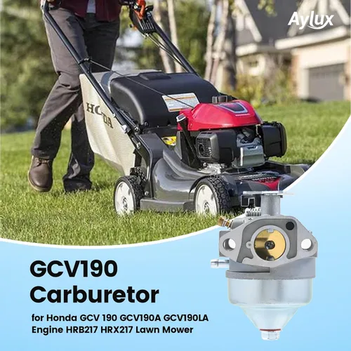 Vista 2 de Carburador GCV190 con filtro de aire para Honda GCV 190 GCV190A GCV190LA Engine HRB217 HRX217 Lavadora a presión Cortacésped Reemplazar