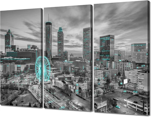 Vista 29 de Arte de pared con puente de Memphis Hernando de Soto, decoración de pared en blanco y negro, paisaje urbano de Tennessee, lienzo, impresión