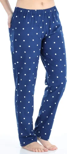Vista 3 de PajamaMania - Pijama de franela de algodón, con manga larga y botones, para mujer