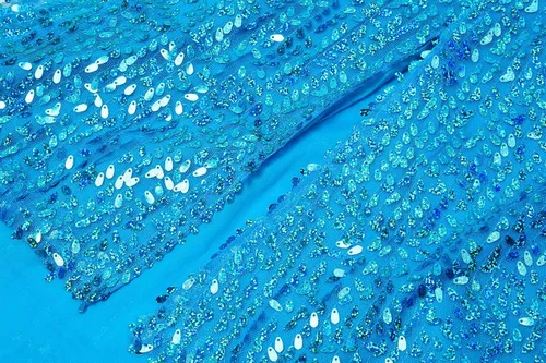 Vista 5 de reliparty Disfraz de princesa de nieve para niñas, azul