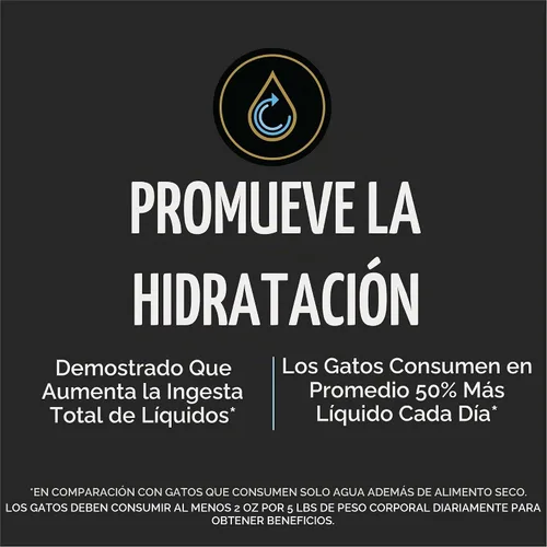 Vista 4 de Suplementos veterinarios Purina Pro Plan Hydra Care para gatos - (Paquete de 24) Bolsas de 2.65 oz