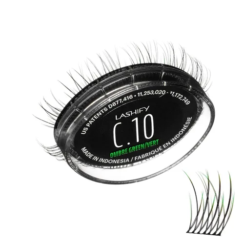 Vista 25 de Lashify Curl - Extensiones de pestañas Gossamer DIY de 0.394 pulgadas, color negro, pestañas postizas fáciles para un aspecto natural