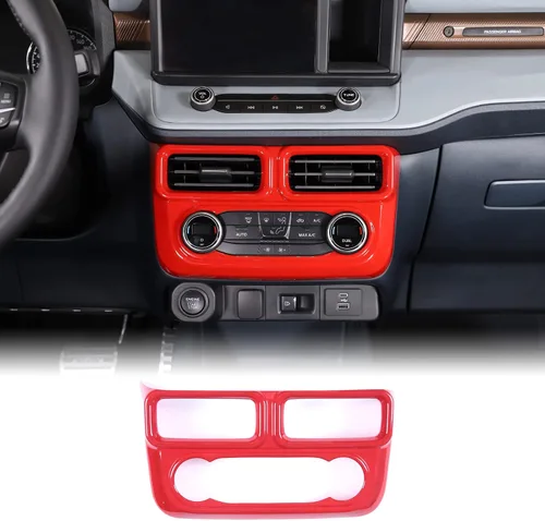 Vista 11 de Aunginsy Cubierta de salida de aire para consola central, compatible con Ford Maverick 2022-2024, control central de automóvil, panel de interruptor