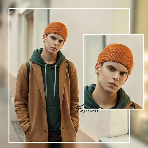 Vista 5 de Gorro de pescador con borde enrollable, gorro de pescador para mujeres y hombres