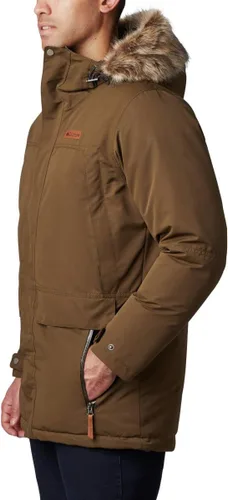 Vista 4 de Columbia South Canyon - Parka larga de plumón para hombre, impermeable y transpirable