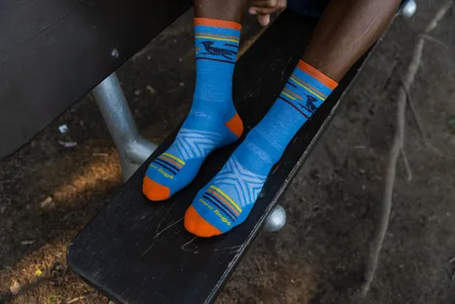 Vista 3 de Darn Tough Frontrunner Micro Crew ultraligero con cojín para hombre (estilo 1062)