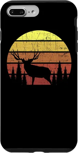 Vista 12 de iPhone 12 Mini Mule Caza de ciervos - Retro Sunset Hunter Outdoorsmen Estuche de regalo